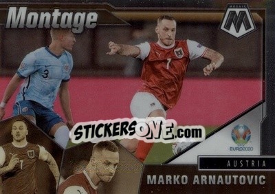 Sticker Marko Arnautovic - UEFA Euro 2020 Mosaic n. 1mn - Panini