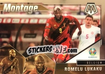 Sticker Romelu Lukaku - UEFA Euro 2020 Mosaic - Panini