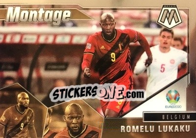 Sticker Romelu Lukaku - UEFA Euro 2020 Mosaic n. 2mn - Panini