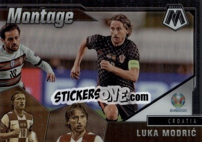 Sticker Luka Modric - UEFA Euro 2020 Mosaic - Panini