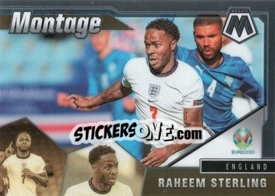 Figurina Raheem Sterling - UEFA Euro 2020 Mosaic - Panini