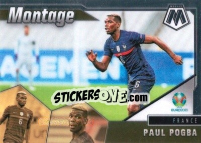 Sticker Paul Pogba - UEFA Euro 2020 Mosaic n. 8mn - Panini