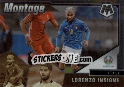 Sticker Lorenzo Insigne - UEFA Euro 2020 Mosaic n. 11mn - Panini