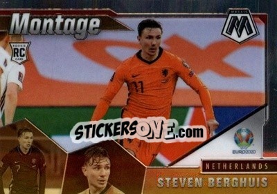 Sticker Steven Berghuis - UEFA Euro 2020 Mosaic - Panini