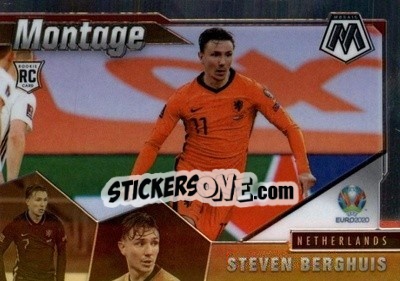 Sticker Steven Berghuis - UEFA Euro 2020 Mosaic n. 12mn - Panini
