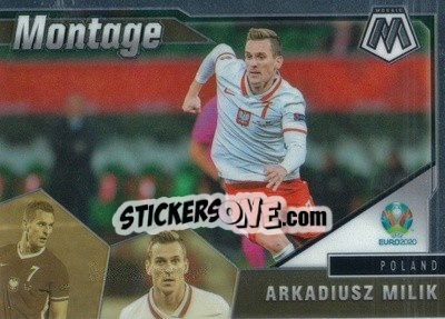 Sticker Arkadiusz Milik - UEFA Euro 2020 Mosaic n. 14mn - Panini
