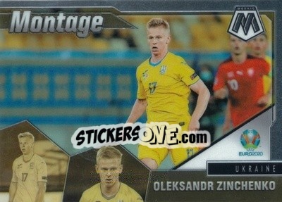 Sticker Oleksandr Zinchenko - UEFA Euro 2020 Mosaic n. 23mn - Panini