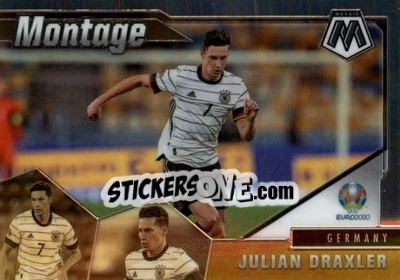 Sticker Julian Draxler - UEFA Euro 2020 Mosaic n. 28mn - Panini