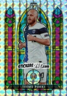 Sticker Teemu Pukki - UEFA Euro 2020 Mosaic n. 7sg - Panini