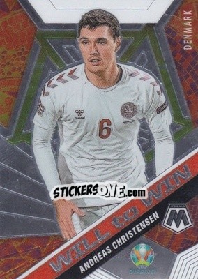 Sticker Andreas Christensen - UEFA Euro 2020 Mosaic n. 5w - Panini