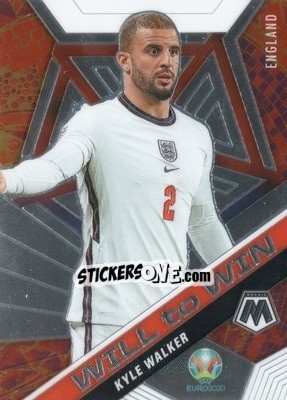 Sticker Kyle Walker - UEFA Euro 2020 Mosaic n. 6w - Panini