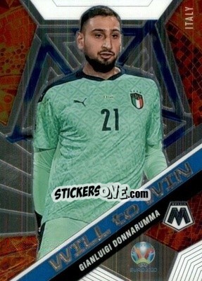 Sticker Gianluigi Donnarumma - UEFA Euro 2020 Mosaic n. 11w - Panini