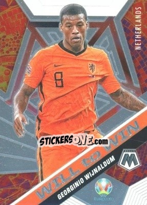 Sticker Georginio Wijnaldum - UEFA Euro 2020 Mosaic n. 12w - Panini