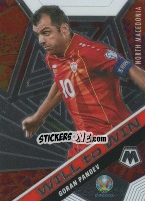 Sticker Goran Pandev - UEFA Euro 2020 Mosaic n. 13w - Panini
