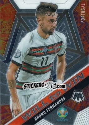Sticker Bruno Fernandes - UEFA Euro 2020 Mosaic n. 15w - Panini