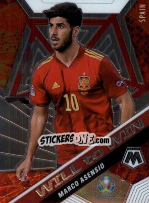 Sticker Marco Asensio - UEFA Euro 2020 Mosaic n. 19w - Panini