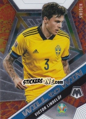 Figurina Victor Lindelof - UEFA Euro 2020 Mosaic - Panini