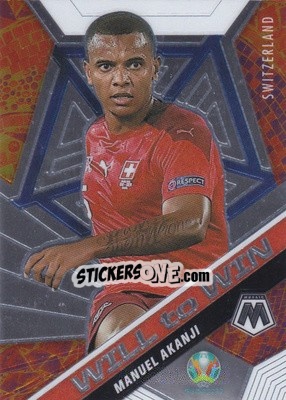 Cromo Manuel Akanji - UEFA Euro 2020 Mosaic - Panini