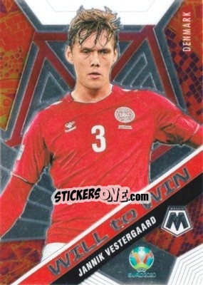Sticker Jannik Vestergaard - UEFA Euro 2020 Mosaic n. 27w - Panini