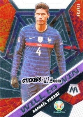 Sticker Raphael Varane - UEFA Euro 2020 Mosaic n. 29w - Panini