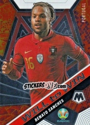 Sticker Renato Sanches - UEFA Euro 2020 Mosaic n. 34w - Panini