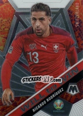 Sticker Ricardo Rodriguez - UEFA Euro 2020 Mosaic n. 38w - Panini