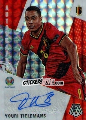 Sticker Youri Tielemans - UEFA Euro 2020 Mosaic n. 4a - Panini