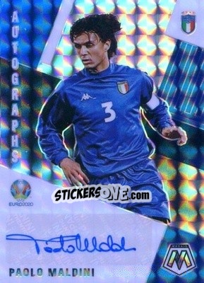 Sticker Paolo Maldini - UEFA Euro 2020 Mosaic n. 24a - Panini