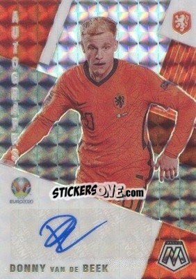 Sticker Donny van de Beek - UEFA Euro 2020 Mosaic n. 27a - Panini