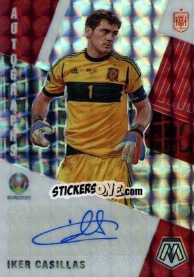 Sticker Iker Casillas - UEFA Euro 2020 Mosaic n. 40a - Panini
