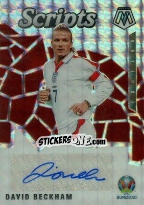 Sticker David Beckham - UEFA Euro 2020 Mosaic n. 7sc - Panini