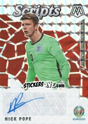 Sticker Nick Pope - UEFA Euro 2020 Mosaic n. 12sc - Panini