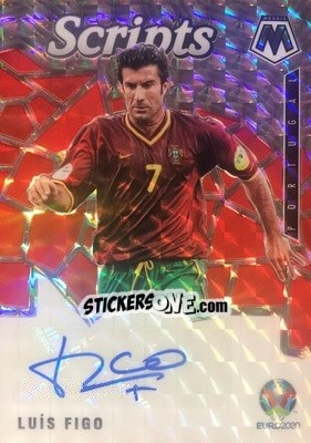 Sticker Luis Figo - UEFA Euro 2020 Mosaic n. 32sc - Panini