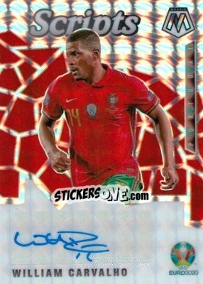 Sticker William Carvalho - UEFA Euro 2020 Mosaic - Panini