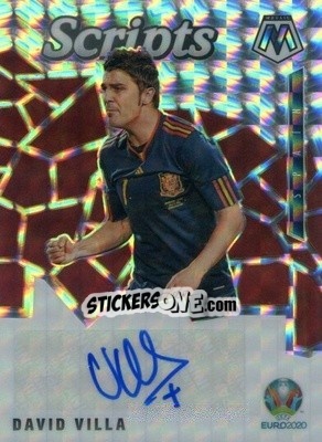 Sticker David Villa - UEFA Euro 2020 Mosaic n. 39sc - Panini