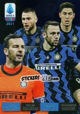 Sticker Inter - Serie A TIM 2020-2021. Official Celebration Set n. CS4 - Panini