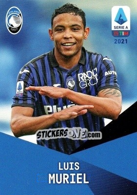 Sticker Luis Muriel - Serie A TIM 2020-2021. Official Celebration Set n. CS10 - Panini