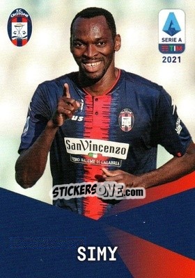 Sticker Simy - Serie A TIM 2020-2021. Official Celebration Set n. CS14 - Panini