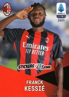 Cromo Franck Kessie - Serie A TIM 2020-2021. Official Celebration Set - Panini