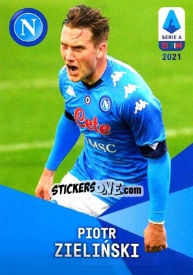 Figurina Piotr Zielinski - Serie A TIM 2020-2021. Official Celebration Set - Panini