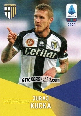 Sticker Juraj Kucka - Serie A TIM 2020-2021. Official Celebration Set n. CS23 - Panini