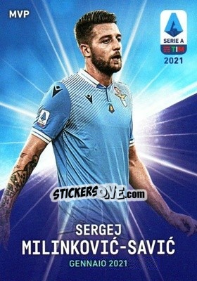 Sticker Sergej Milinković-Savić - Serie A TIM 2020-2021. Official Celebration Set - Panini