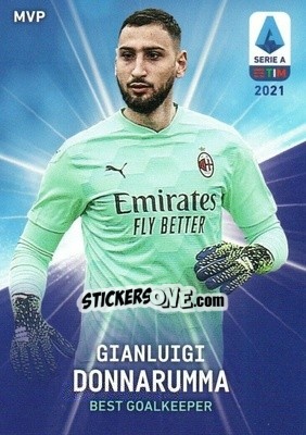Sticker Gianluigi Donnarumma - Serie A TIM 2020-2021. Official Celebration Set - Panini