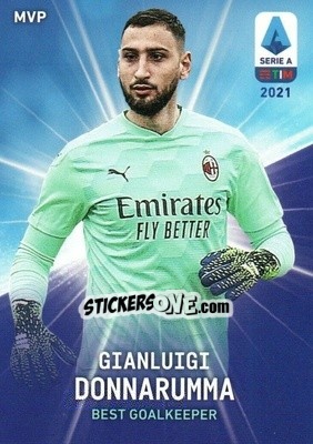 Sticker Gianluigi Donnarumma - Serie A TIM 2020-2021. Official Celebration Set n. CS39 - Panini