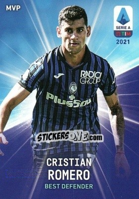 Sticker Cristian Romero - Serie A TIM 2020-2021. Official Celebration Set - Panini