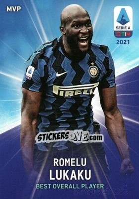Sticker Romelu Lukaku - Serie A TIM 2020-2021. Official Celebration Set n. CS44 - Panini