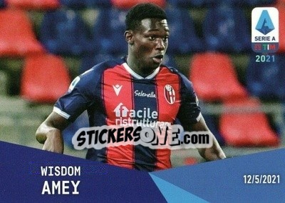 Cromo Wisdom Amey - Serie A TIM 2020-2021. Official Celebration Set - Panini