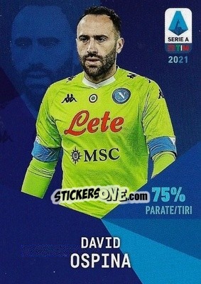 Sticker David Ospina - Serie A TIM 2020-2021. Official Celebration Set n. CS57 - Panini