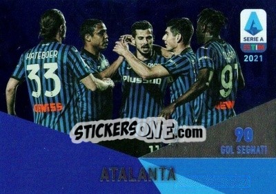 Cromo Atalanta - Serie A TIM 2020-2021. Official Celebration Set - Panini