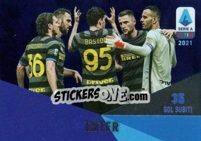 Sticker Inter - Serie A TIM 2020-2021. Official Celebration Set n. CS59 - Panini